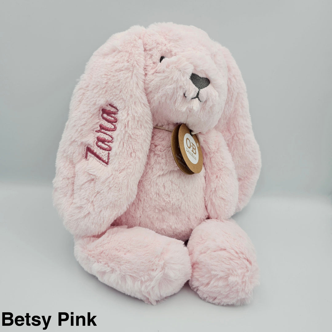 OB Designs Bunny Soft Toy Medium 34cm Betsy Pink