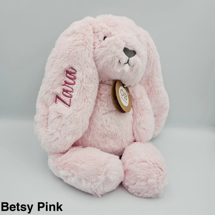 OB Designs Bunny Soft Toy Medium 34cm Betsy Pink