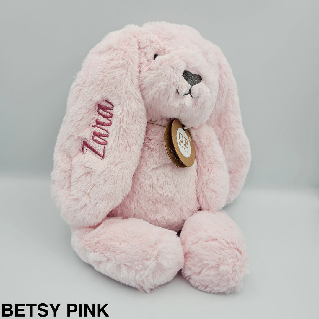 OB Designs Bunny Soft Toy Medium 34cm Betsy Pink