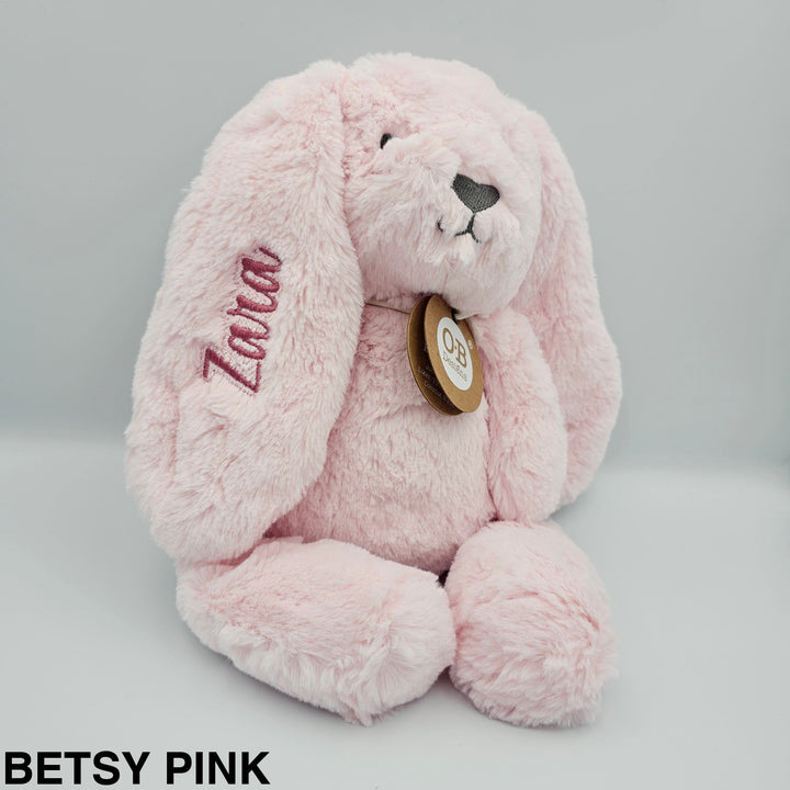 OB Designs Bunny Soft Toy Medium 34cm Betsy Pink