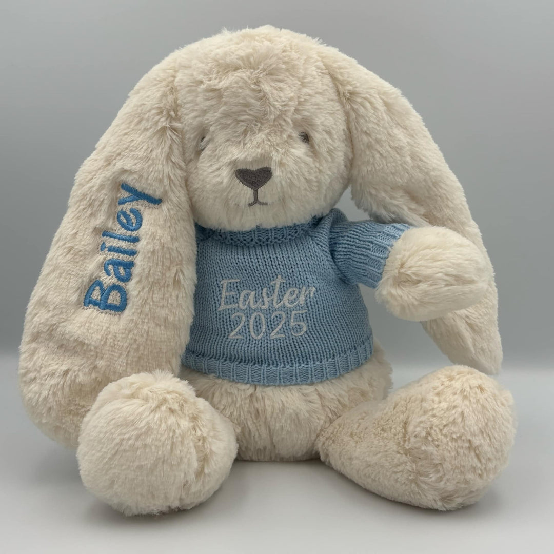 OB Designs Bunny Soft Toy Medium 34cm Ziggy Oatmeal/Cream