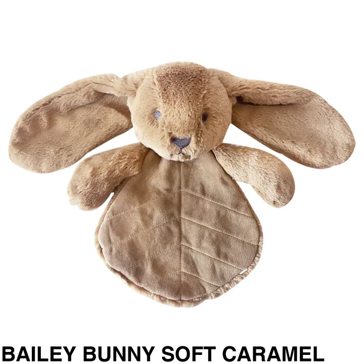 OB Designs Comforter Toy Bailey Bunny Soft Caramel