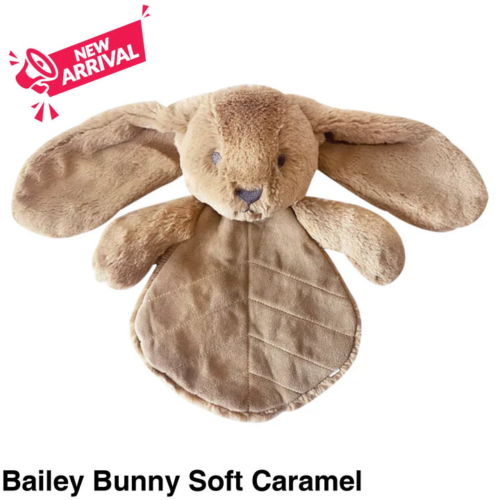 OB Designs Comforter Toy Bailey Bunny Soft Caramel