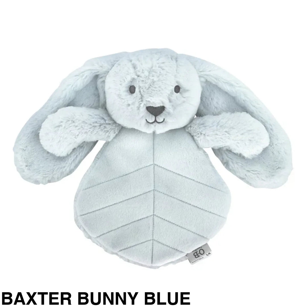 OB Designs Comforter Toy Baxter Bunny Blue
