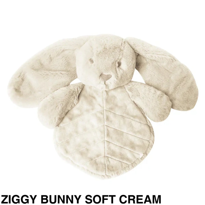 OB Designs Comforter Toy Ziggy Bunny Soft Cream