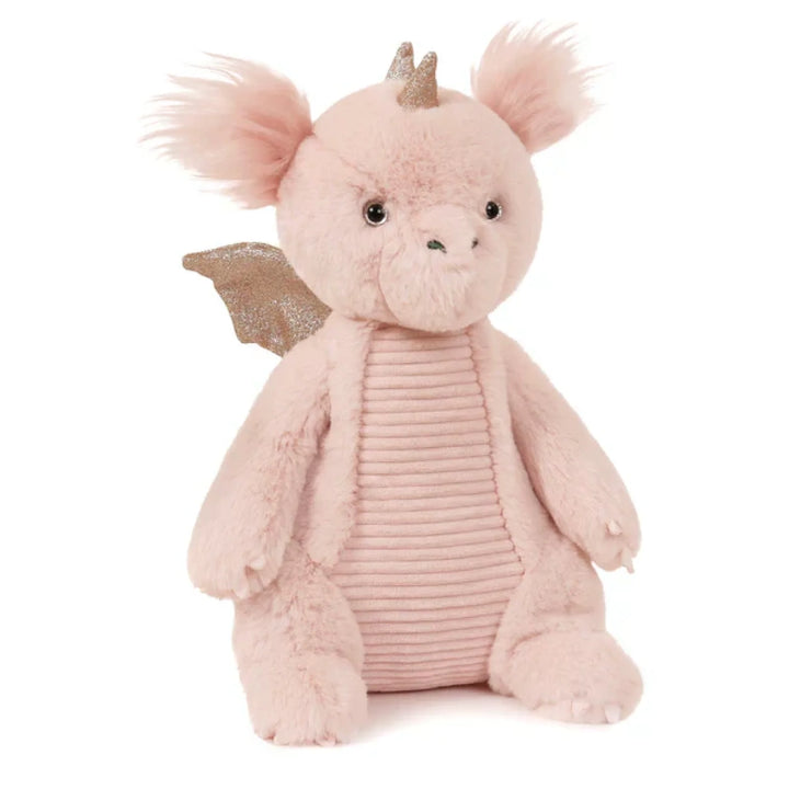 OB Designs Dragon Soft Toy 30cm Sparkles (pink)