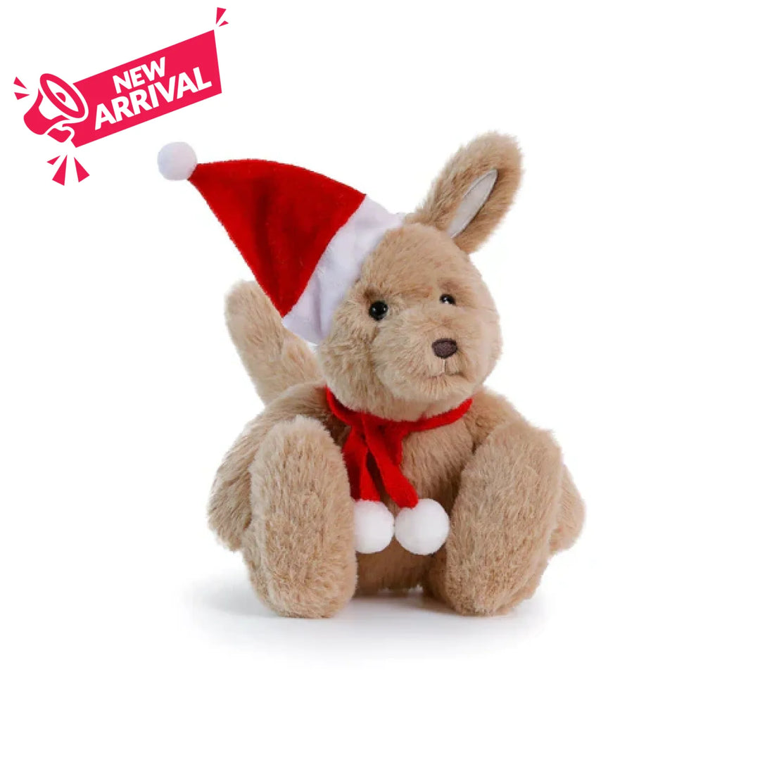 OB Designs Little Roo-dolph Kangaroo Christmas 24cm