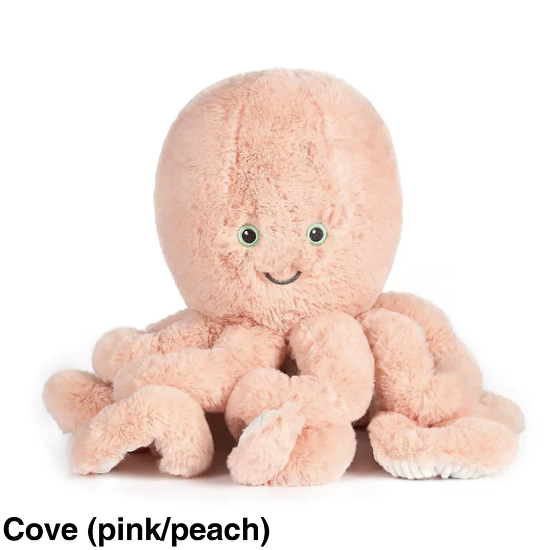 OB Designs Octopus Soft Toy 38cm Cove (pink/peach)
