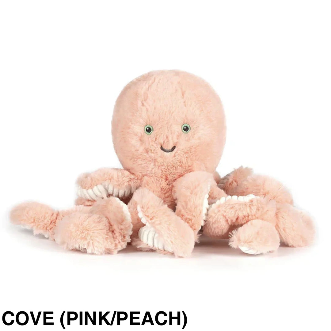 OB Designs Octopus Little Soft Toy 22cm Cove (pink/peach)