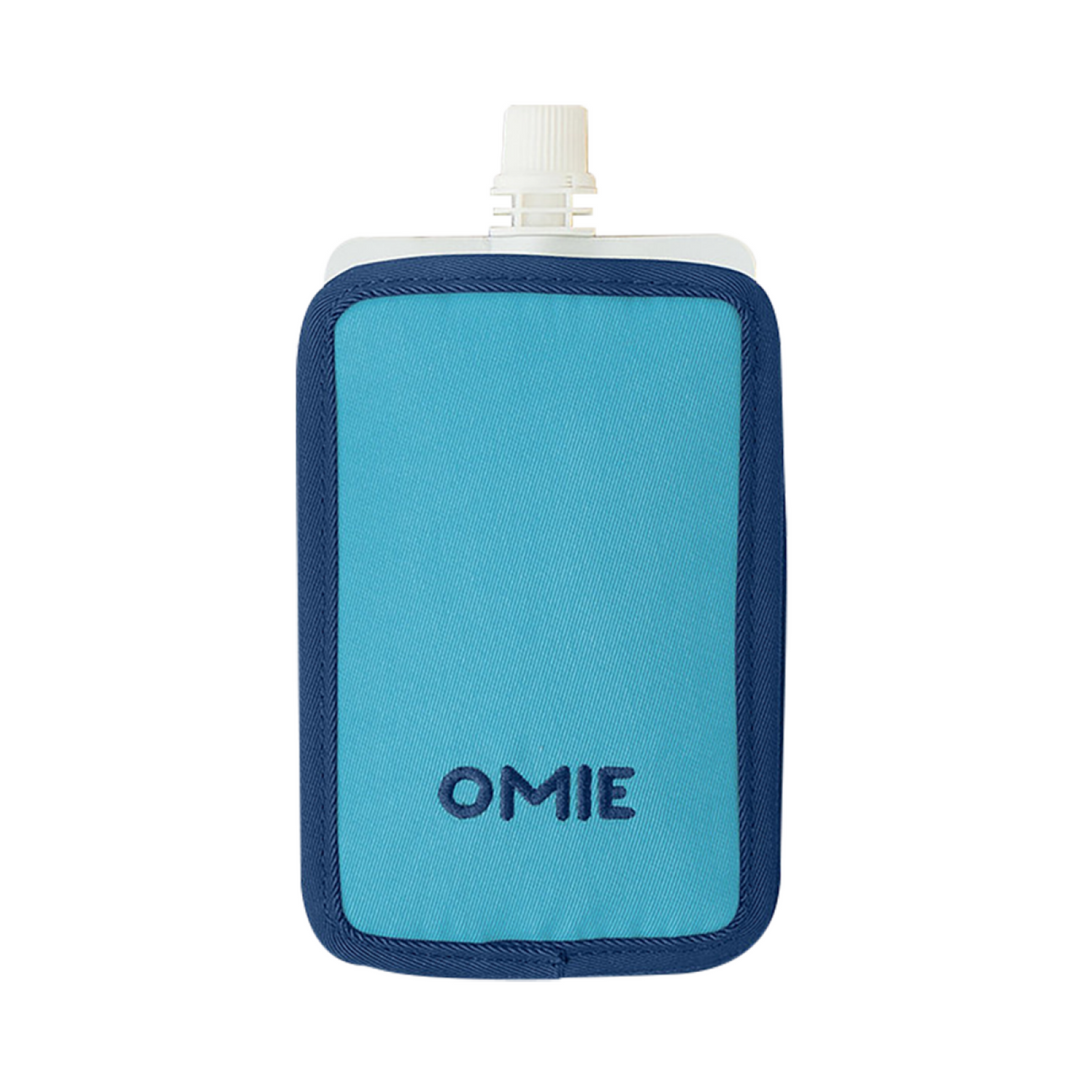 Omie Freezable Food Pouch Blue