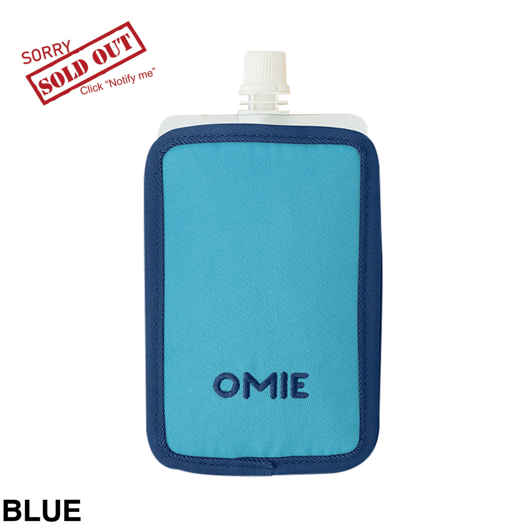 Omie Freezable Food Pouch Blue
