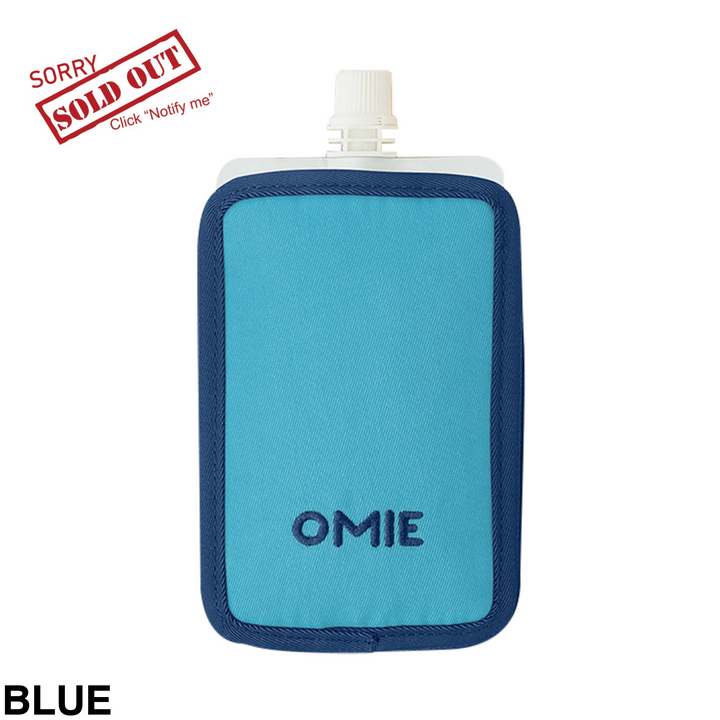 Omie Freezable Food Pouch Blue