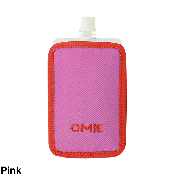 Omie Freezable Food Pouch Pink