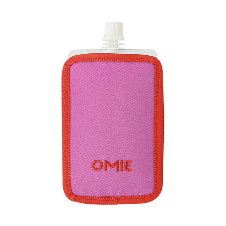 Omie Freezable Food Pouch Pink