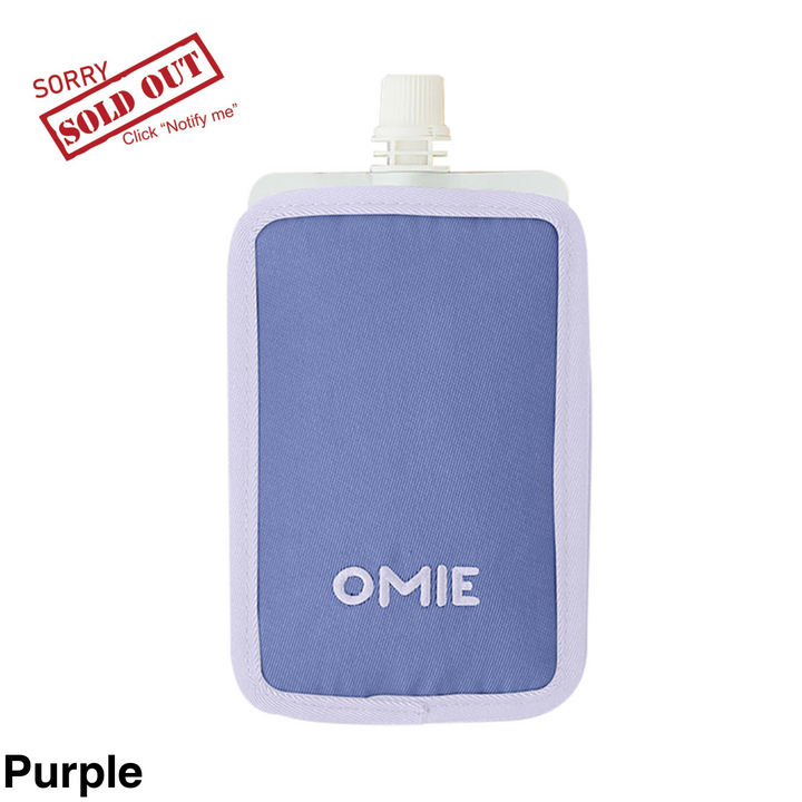 Omie Freezable Food Pouch Purple