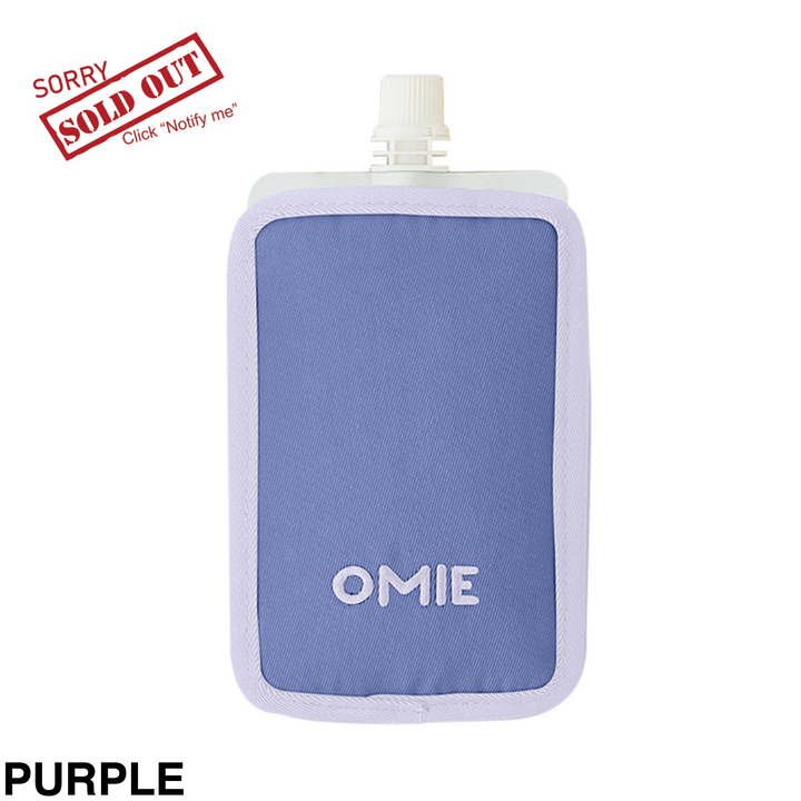 Omie Freezable Food Pouch Purple