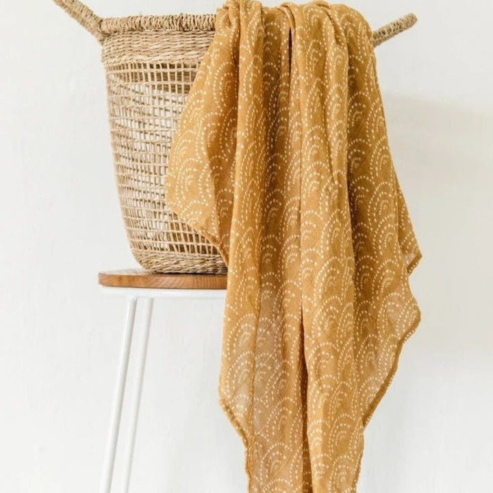 Organic Muslin Swaddle - Assorted Bamboo | Dotty Wraps