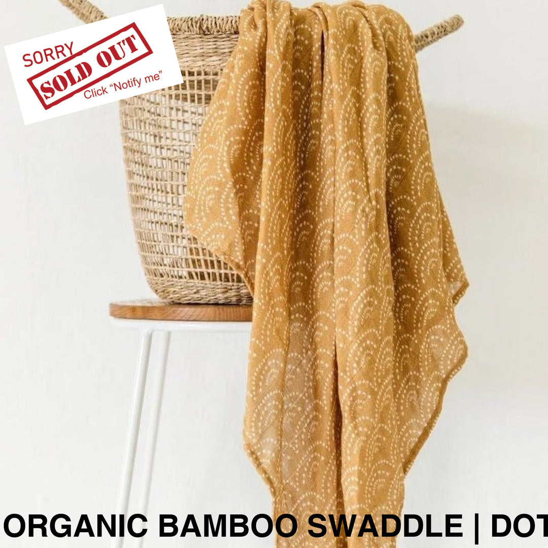 Organic Muslin Swaddle - Assorted Bamboo | Dotty Wraps