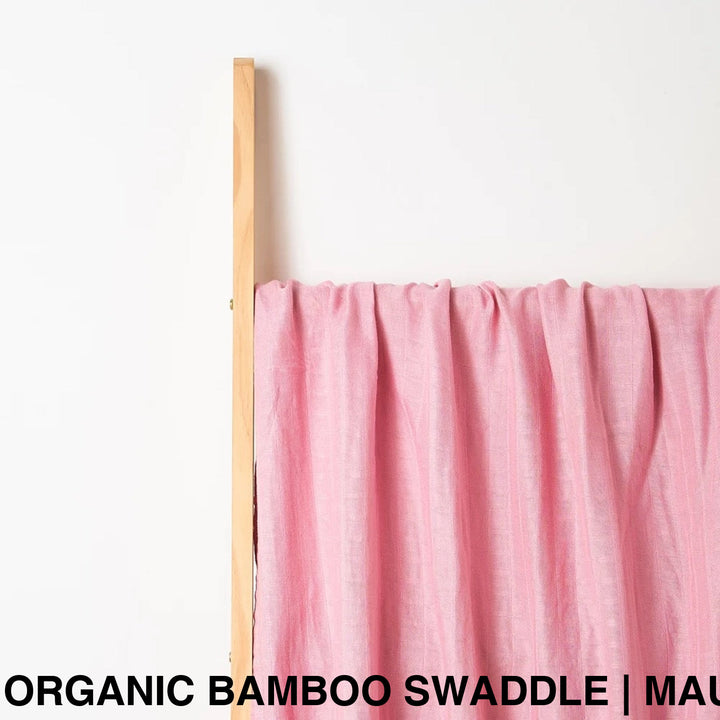 Organic Muslin Swaddle - Assorted Bamboo | Mauve Wraps