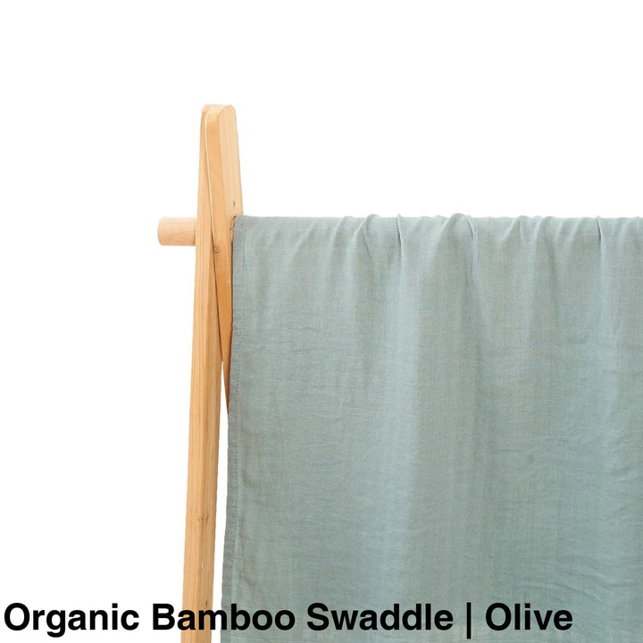 Organic Muslin Swaddle - Assorted Bamboo | Olive Wraps