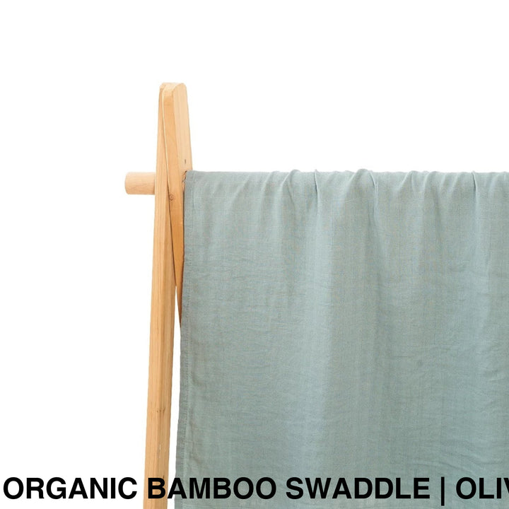 Organic Muslin Swaddle - Assorted Bamboo | Olive Wraps