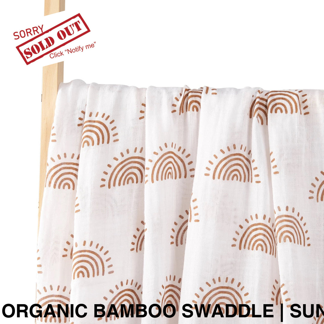 Organic Muslin Swaddle - Assorted Bamboo | Sunset Wraps
