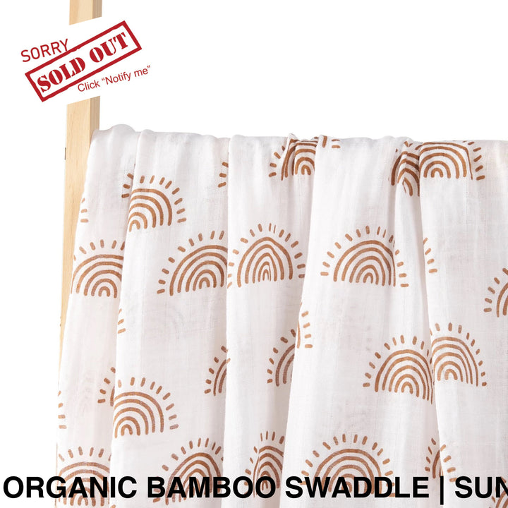 Organic Muslin Swaddle - Assorted Bamboo | Sunset Wraps
