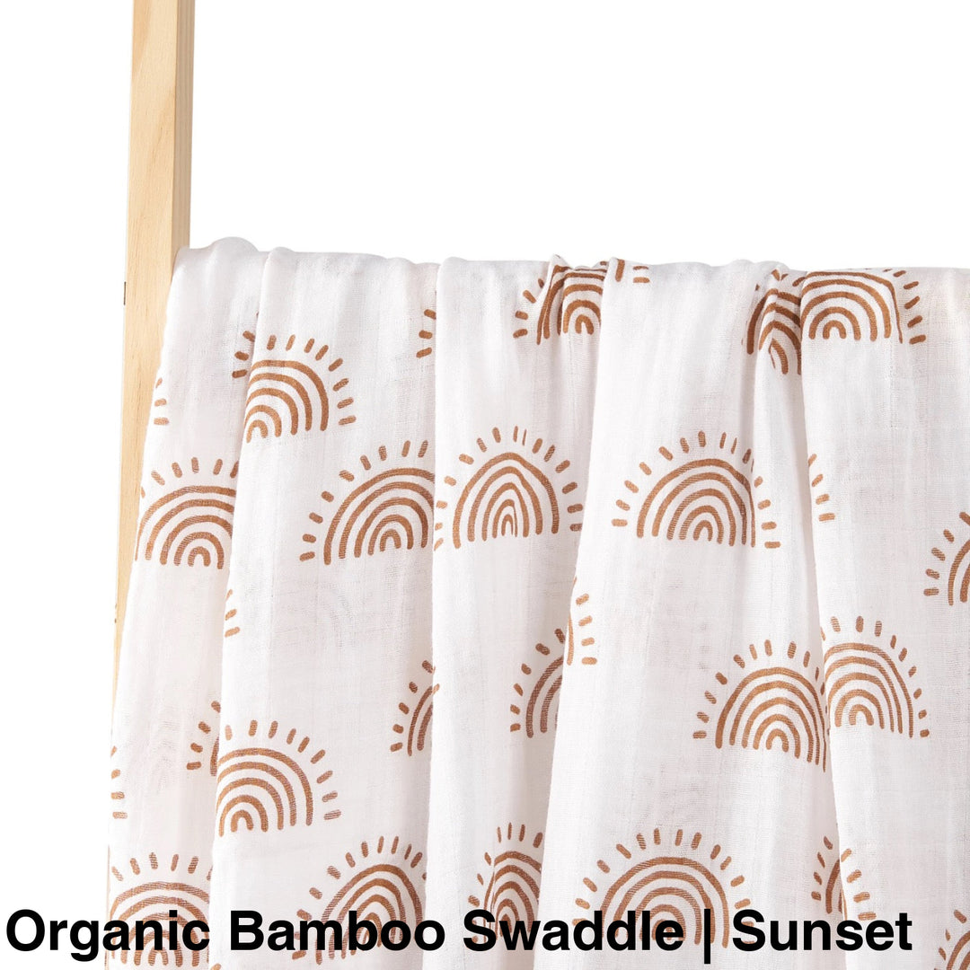 Organic Muslin Swaddle - Assorted Bamboo | Sunset Wraps