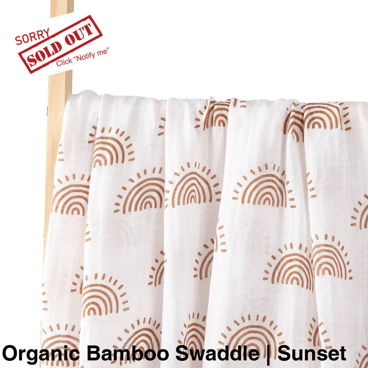 Organic Muslin Swaddle - Assorted Bamboo | Sunset Wraps
