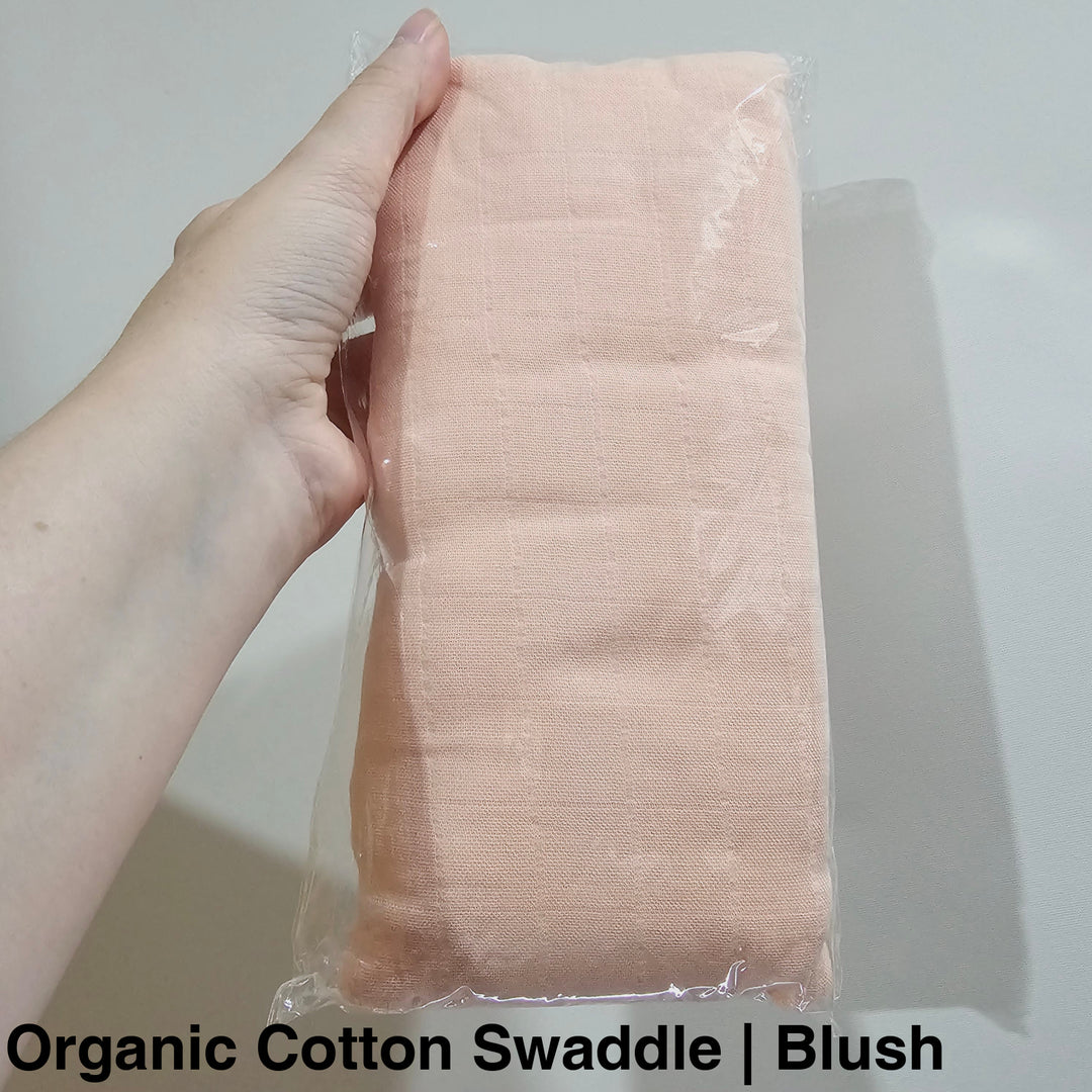 Organic Muslin Swaddle - Assorted Cotton | Blush Bamboo Wraps