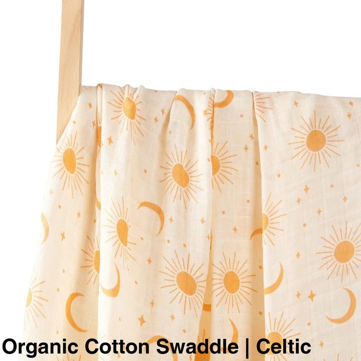 Organic Muslin Swaddle - Assorted Cotton | Celtic Bamboo Wraps