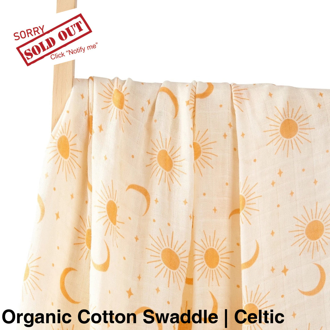 Organic Muslin Swaddle - Assorted Cotton | Celtic Bamboo Wraps