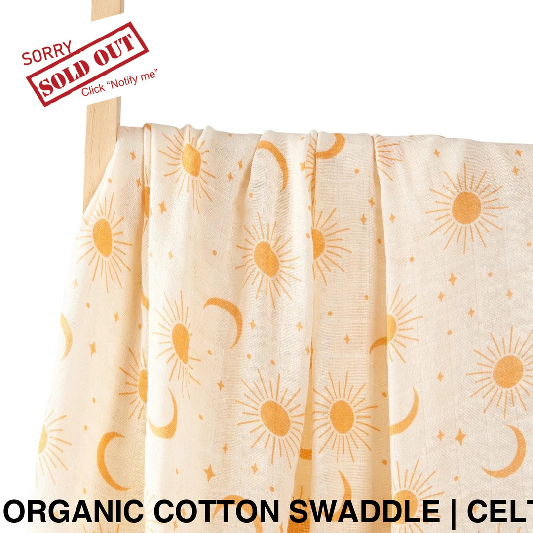 Organic Muslin Swaddle - Assorted Cotton | Celtic Bamboo Wraps