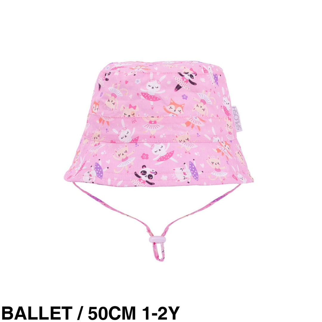 Out & About Bucket Hat Ballet / 50cm 1-2y