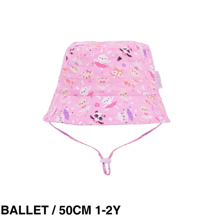 Out & About Bucket Hat Ballet / 50cm 1-2y