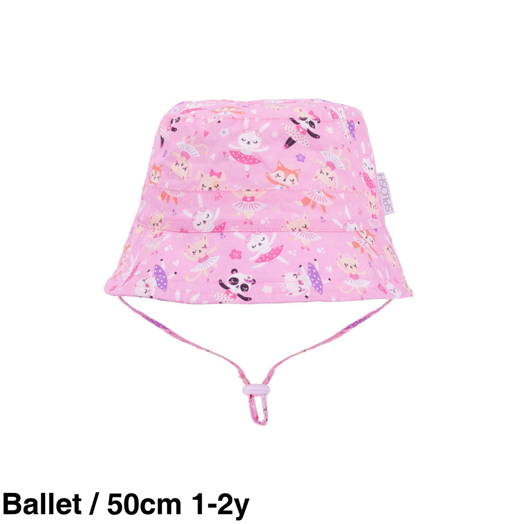 Out & About Bucket Hat Ballet / 50cm 1-2y