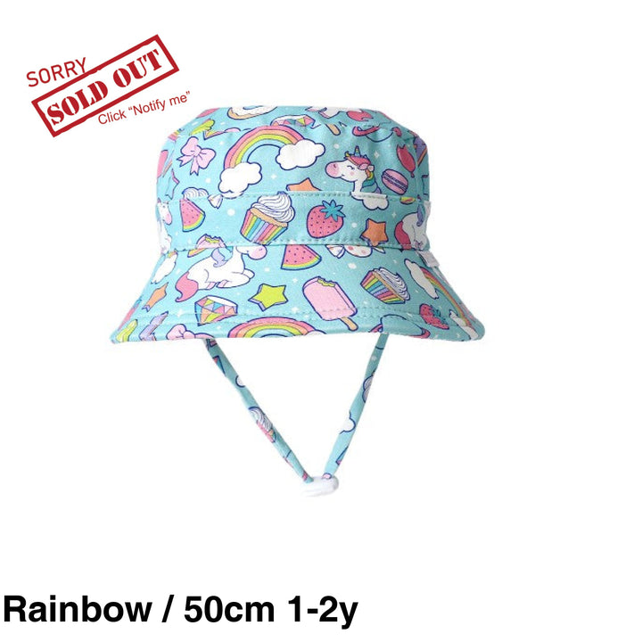 Out & About Bucket Hat Rainbow / 50Cm 1-2Y