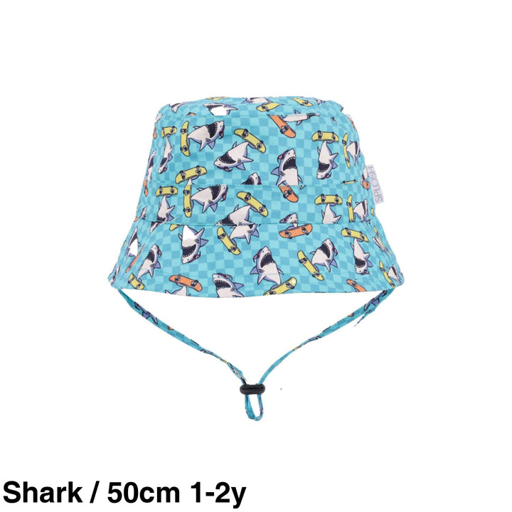 Out & About Bucket Hat Shark / 50cm 1-2y