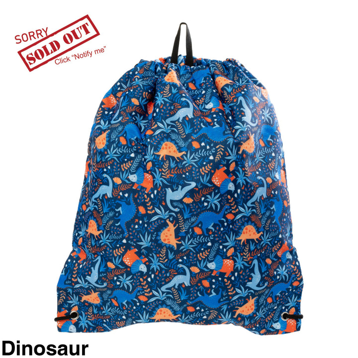 Out & About Drawstring Bag Dinosaur