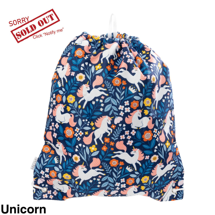 Out & About Drawstring Bag Unicorn
