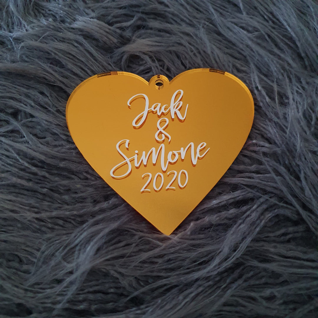 Personalised Acrylic Christmas Bauble - Large