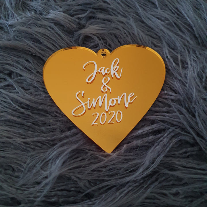 Personalised Acrylic Christmas Bauble - Large