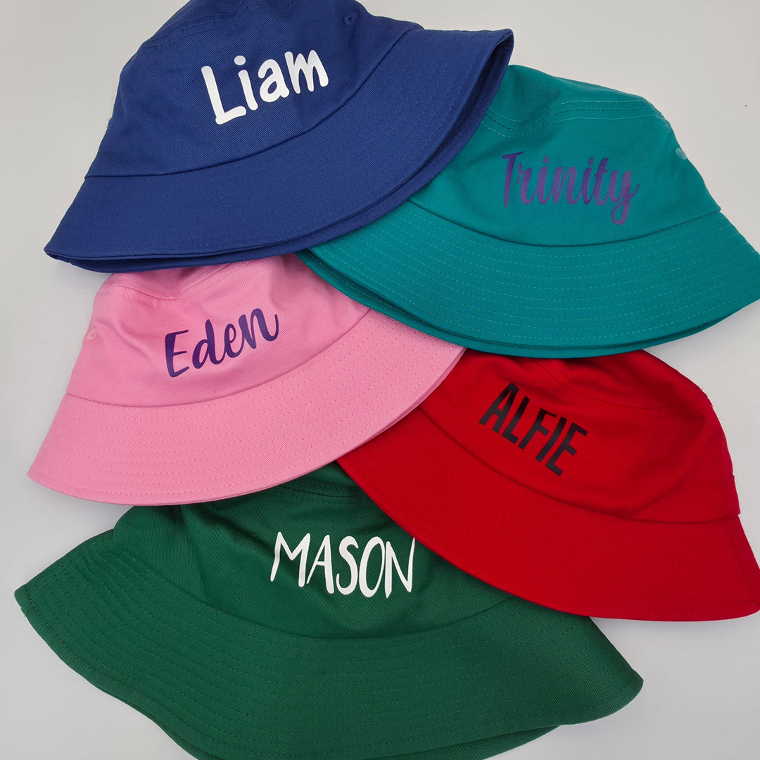 Personalised Bucket Hat - Assorted Sizes