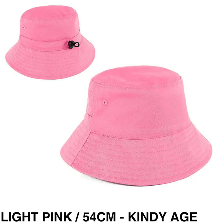 Personalised Bucket Hat - Baby/Toddler (50Cm) Light Pink