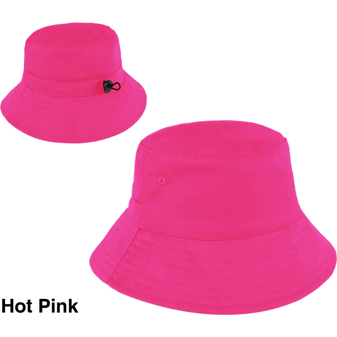 Personalised Bucket Hat - Baby/Toddler (50Cm) Hot Pink