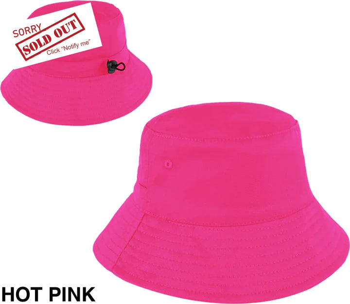 Personalised Bucket Hat - Baby/Toddler (50Cm) Hot Pink