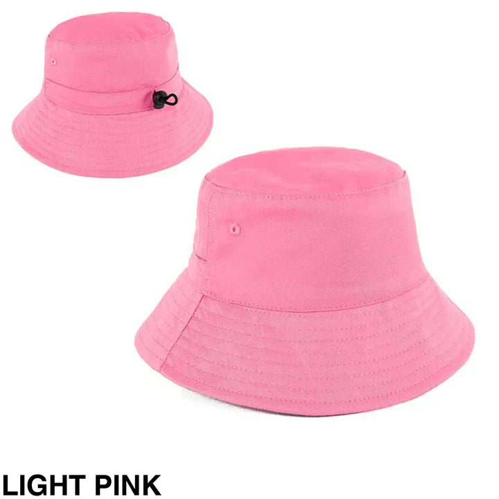 Personalised Bucket Hat - Baby/Toddler (50Cm) Light Pink