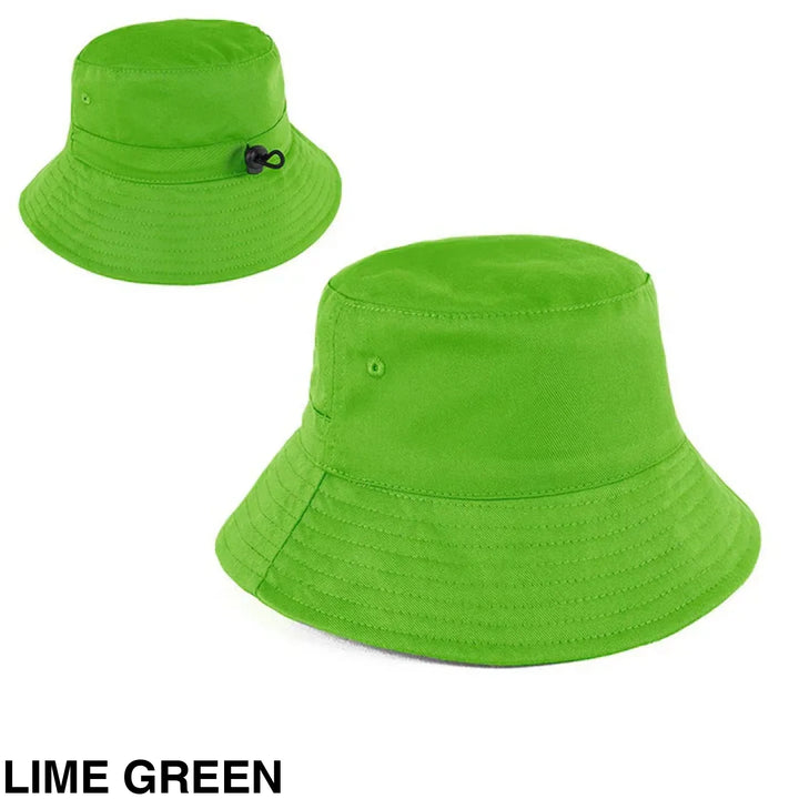 Personalised Bucket Hat - Baby/Toddler (50Cm) Lime Green