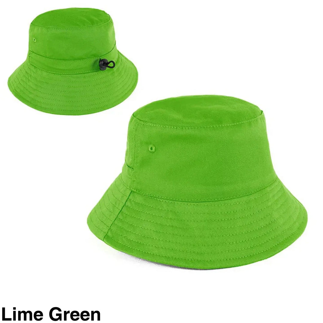 Personalised Bucket Hat - Baby/Toddler (50Cm) Lime Green