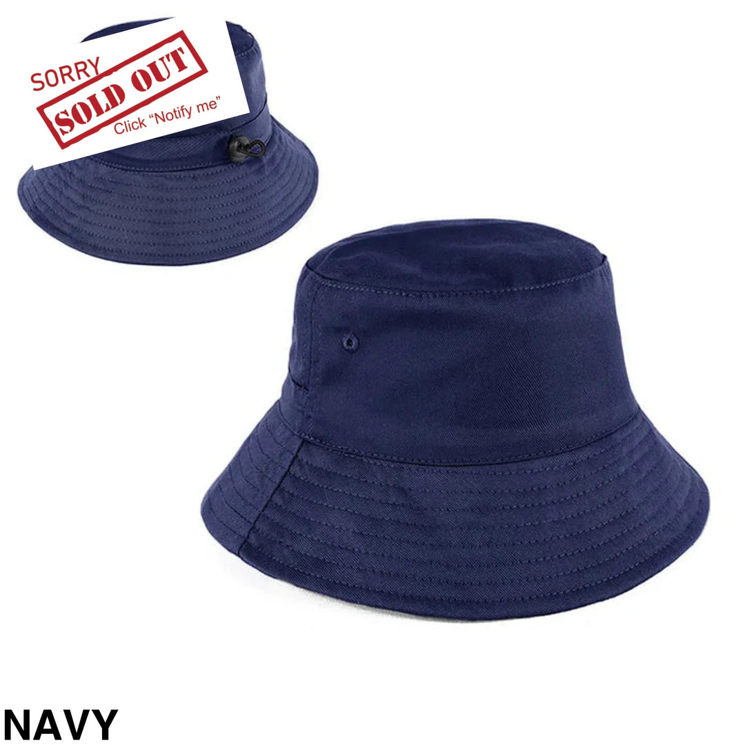 Personalised Bucket Hat - Baby/Toddler (50Cm) Navy